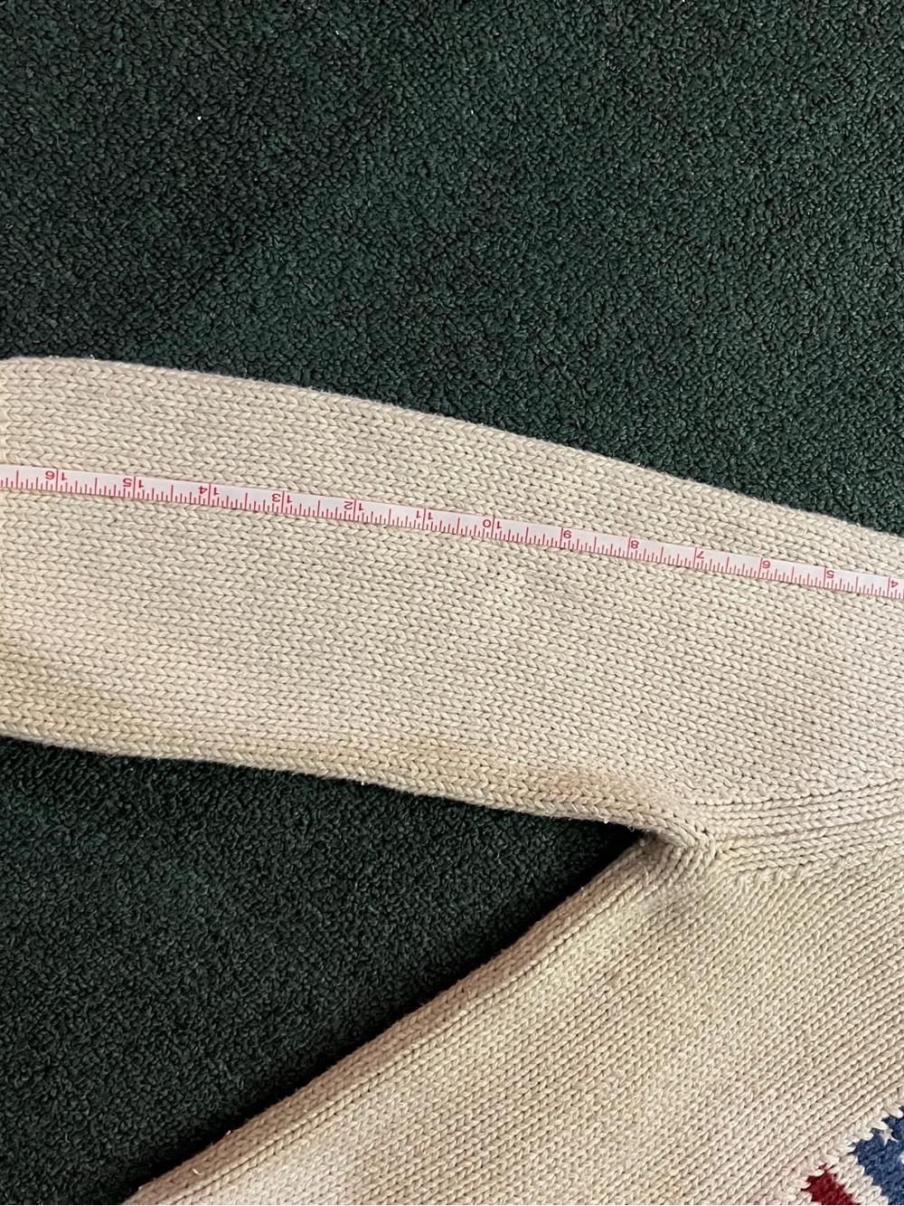 Polo Ralph Lauren Cream American Flag Knit Sweater - Picture 7 of 9